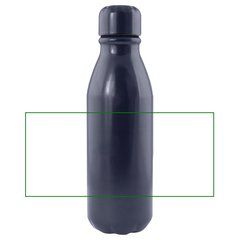 Botella de aluminio reciclado 550 ml | Frontal | 180 x 80