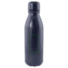 Botella de aluminio reciclado 550 ml | Frontal | 30 x 60