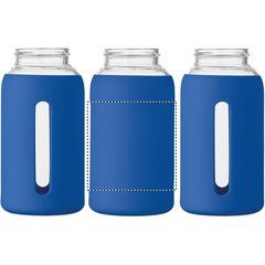Botella de borosilicato con funda de silicona 600 ml | SIDE 2 ROUNDSCREEN | 90 x 90