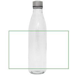 Botella Cristal 1L Tapa Acero Inox | Frontal | 220 x 160