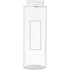 Botella Cristal 500ml Anti Fugas | Trasero | 30 x 80