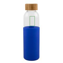 Botella Cristal 500ml Funda Silicona | Frontal | 20 x 40