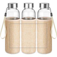Botella Cristal 500ml Neopreno y Yute | POUCH T1 | 170 x 110