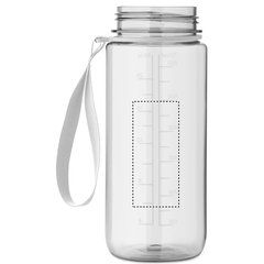 Botella deportiva 700 ml con pajita y boquilla | Trasero | 35 x 80