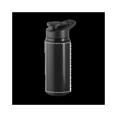 Botella deportiva aluminio reciclado flip top 660mL | Cuerpo | 223 x 145