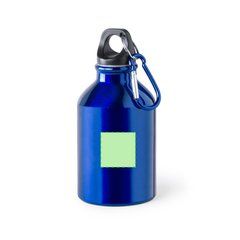 Botella deportiva personalizada de aluminio con mosquetón (330 ml) | Alrededor del bidón | 30 x 30