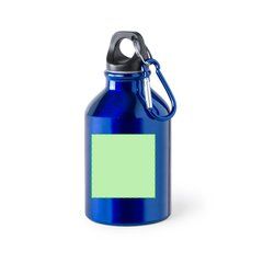 Botella deportiva personalizada de aluminio con mosquetón (330 ml) | Alrededor del bidón | 50 x 50