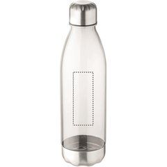 Botella deportiva personalizada de tritán sin BPA (600 ml) | Trasero | 30 x 80