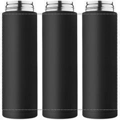 Botella doble pared 500 ml acero reciclado con pajita | 360 DIGITAL | 204 x 170