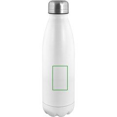 Botella Doble Pared 500ml Acero | Frontal | 30 x 50