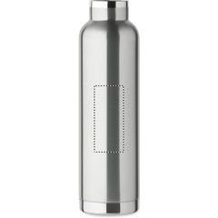 Botella de doble pared 660 ml con pajita | Frontal | 35 x 80