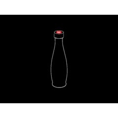 Botella Esmerilada 500ml | Tapa | 20 x 10