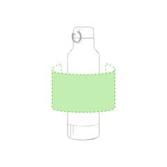 Botella Inox 750ml con Anilla de Transporte | Alrededor del bidón | 170 x 80