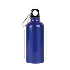 Botella con Mosquetón 500ml Aluminio | Vertical | 80 x 105