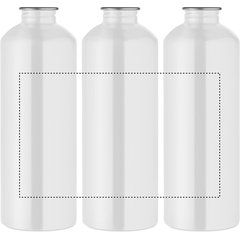 Botella pared simple 1000 ml con mosquetón | Circunferencia | 210 x 130