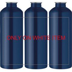 Botella pared simple 1000 ml con mosquetón | SUBLIMATION | 230 x 165