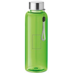 Botella personalizada de agua  con corre en tritán sin BPA 500ml | BOTTLE PAD | 25 x 40