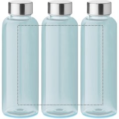 Botella personalizada de agua  con corre en tritán sin BPA 500ml | Circunferencia | 150 x 140