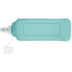 Botella plegable 500ml con válvula de mordida | Lado 1 | 150 x 50
