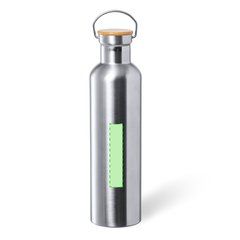 Botella Térmica 1L Acero Inox | Centrado en el frontal