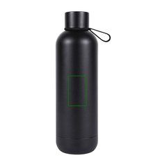 Botella térmica 430ml con vaso integrado | Frontal | 35 x 55