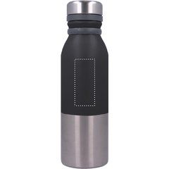 Botella térmica doble capa de acero inoxidable 600 ml | Frontal Superior | 30 x 70