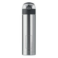 Botella Térmica Inox de Botón 400ml | Frontal Inferior | 30 x 60