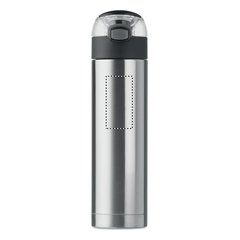 Botella Térmica Inox de Botón 400ml | Frontal Superior | 30 x 60