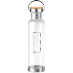 Botella Tritan Eco y Base Acero 800ml | Frontal