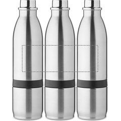 Botella y Vaso 2 en 1 Doble Pared Inox. | BOTTLE ROUNDSCREEN