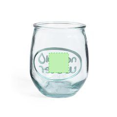 Botella y Vaso Reciclado | En el frente del vaso | 30 x 30