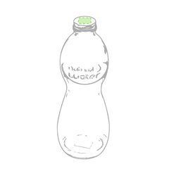 Botella y Vaso Reciclado | En el tapón