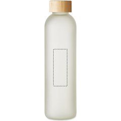 Botella Vidrio 650ml Sublimable | Lado 1 | 30 x 80