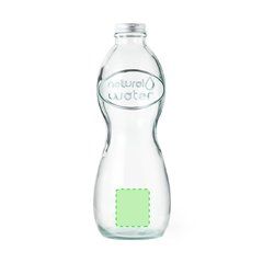 Botella Vidrio Reciclado 1L | Centrado Parte Inferior | 40 x 45