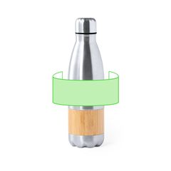 Botella Nature de Bambú y Acero 750ml | Area 9 | 210 x 50