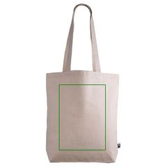 Bolsa de algodón con  etiqueta Fairtrade | Frontal | 200 x 280