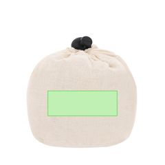 Bolsa ecológica plegable de algodón muy resistente | En la bolsa plegada | 50 x 18