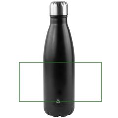 Botella 750ml Acero Inoxidable Mate | Trasera | 190 x 90