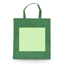 Bolsa pequeña plegable en non woven ribete color | Centrado (Desplegamos y marcamos) | 265 x 240