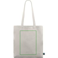 Bolsa fabricada en algodón Fairtrade | Frontal | 200 x 300