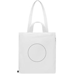 Bolsa playa con fuelle y asas dobles | FRONT EMBROIDERY | 180 x 180