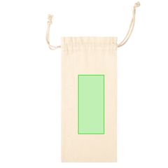 Bolsa de algodón ideal para packaging de botellas | Centrado cara A | 70 x 160