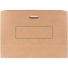 Bolsa Regalo en Cartón Kraft con Cinta | Frontal | 120 x 40