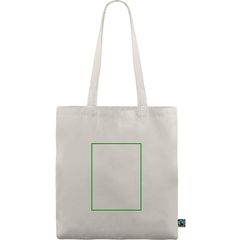 Bolsa fabricada en algodón Fairtrade | Frontal | 150 x 200