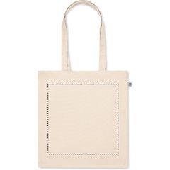 Bolsa Algodón Eco 220gr con Fuelle | Frontal | 300 x 300