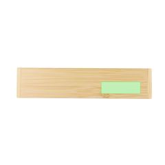 Bolígrafo de bambú con estuche diseño | Area 8 | 50 x 15