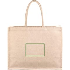 Bolsa Juco Laminado 290gr Asas Reforzadas | Trasera | 150 x 100