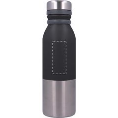 Botella térmica doble capa de acero inoxidable 600 ml | Frontal Superior | 30 x 70