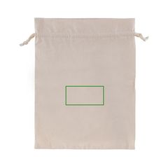 Bolsa de Cordón en Algodón 27x35 cm | Frontal | 100 x 50