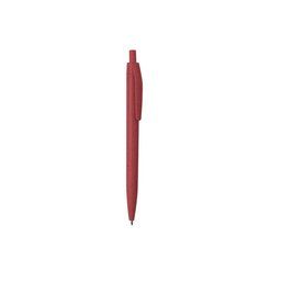 Bolígrafo ecológico de caña de trigo y ABS Rojo